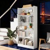 Gulches Wood Bookcase, 72" Tall Bookshelf with 6-Tier Open Storage Shelves - 3 of 4