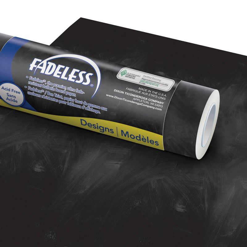 Fadeless Designs Paper Roll, Chalkboard, 48 Inches x 12 Feet, 1 of 4