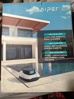 Aiper Scuba 800 Cordless Robotic Pool Vacuum - White & Gray : Target