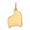 Black Bow Jewelry 14k Yellow Gold Baby Grand Piano Charm - 3 of 4