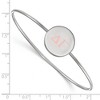 Black Bow Jewelry Sterling Silver Delta Gamma Greek Life Bangle Bracelet 8 Inch - 2 of 3