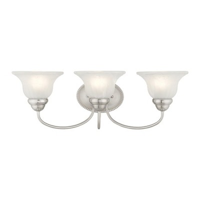 Livex Lighting Edgemont 3 - Light Vanity in  Brushed Nickel