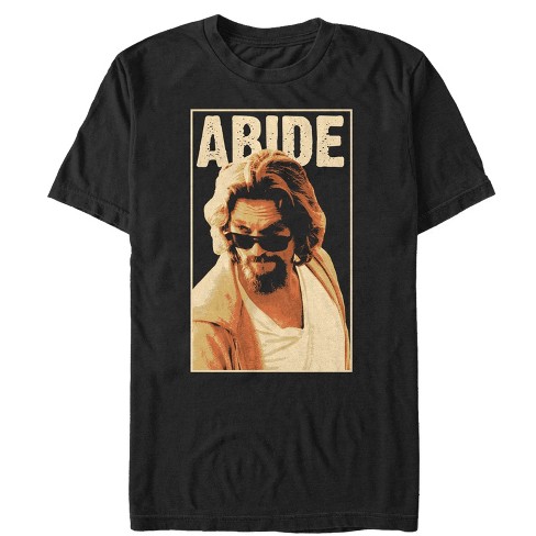 Men's The Big Lebowski The Dude Abides Sunglasses Pose T-Shirt - Black -  Large