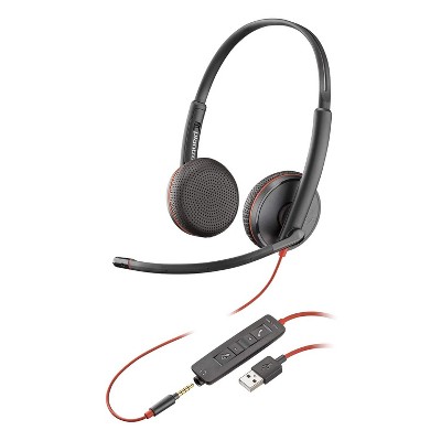 Plantronics Blackwire 3225 USB-A Headset, On-Ear Mono Headset, Wired