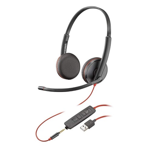 Wiskunde Kanon Kiwi Plantronics Blackwire 3225 Usb-a Headset, On-ear Mono Headset, Wired :  Target