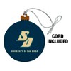 University of San Diego Primary Logo Wood Christmas Tree Holiday Ornament - 2 of 4