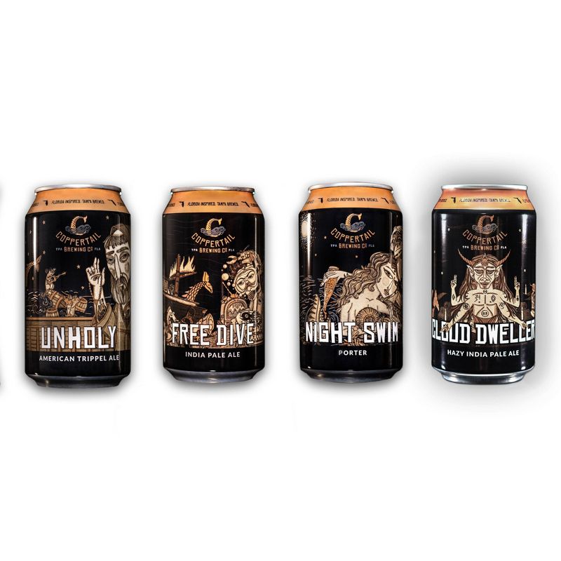 Coppertail Unholy Trippel Beer - 6pk/12 fl oz Cans, 5 of 6