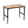 PAGED Modern Office Desk,Adjustable Writing Desk,Computer Desk for Home,Office,Workshop,Black - 4 of 4