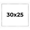 PosterPalooza | Modern Shadow Box 1" Depth White Picture Frame - UV Acrylic, Backing Board, Hanging Hardware - 2 of 4