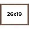 PosterPalooza | Elegant Brown Picture Frame - UV Acrylic, Backing Board, Hanging Hardware Included - 2 of 4