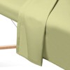 Saloniture 3-Piece Flannel Massage Table Sheet Set - Soft Cotton Flat and Fitted Sheets with Face Cradle Cover - 4 of 4