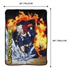 Just Funky My Hero Academia Todoroki 45 x 60 Inch Fleece Throw Blanket - 2 of 3