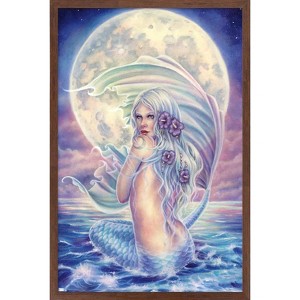 Trends International Selina Fenech - Moon Mermaid Framed Wall Poster Prints - 1 of 4