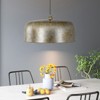 Rennnsan Zernira 20"W 1-Light Dome Industrial Dimmable Oversize Pendant in Brown - 4 of 4