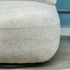 Nordlys Gray Swivel Lounge Chair Modern Design Style Upholstery Living Room - 3 of 4