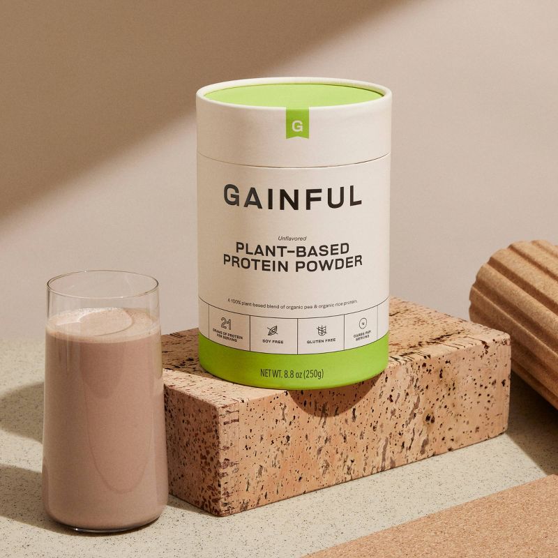 Gainful Vegan Plant Based Protein Powder - 10 servings, 3 of 7