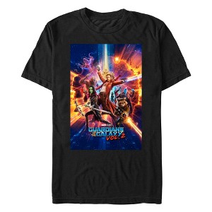 Men's Marvel: Guardians of the Galaxy Vol. 2 Bright Movie Poster T-Shirt - 1 of 4