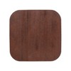 ACEPANO Modern Square Wood Dining Table with Engineered Wood Veneer & Tapered Legs for Dining Room-Dark Walnut - 3 of 4