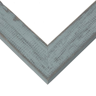 Jasper 16x24 Blue Grey Rustic Wood Wall Frame