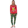 Dr. Seuss How the Grinch Stole Christmas Lights Matching Family Pajama Set - 2 of 4