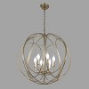 Yosemite Home Decor Brass 6-Light Brass Chandelier - 3 of 4