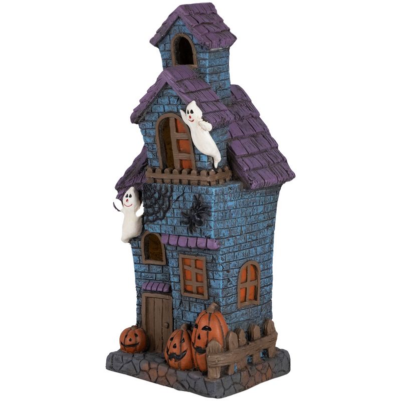 Northlight 22.75" LED Lighted Haunted House with Ghosts Halloween Decoration, 5 of 9