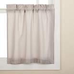 Sweet Home Collection | Opaque Ribcord Kitchen Window Curtains