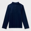 Boys' Adaptive Long Sleeve Uniform Polo Shirt - Cat & Jack™ - 2 of 3