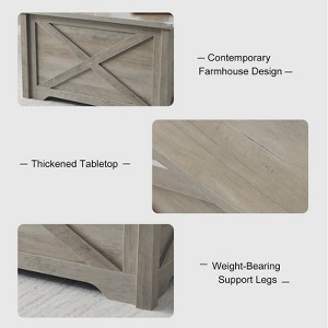 Coffee Table In Rustic Gray - 1 of 4