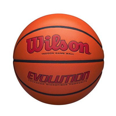 Wilson 28.5'' Evolution Game Basketball - Scarlet