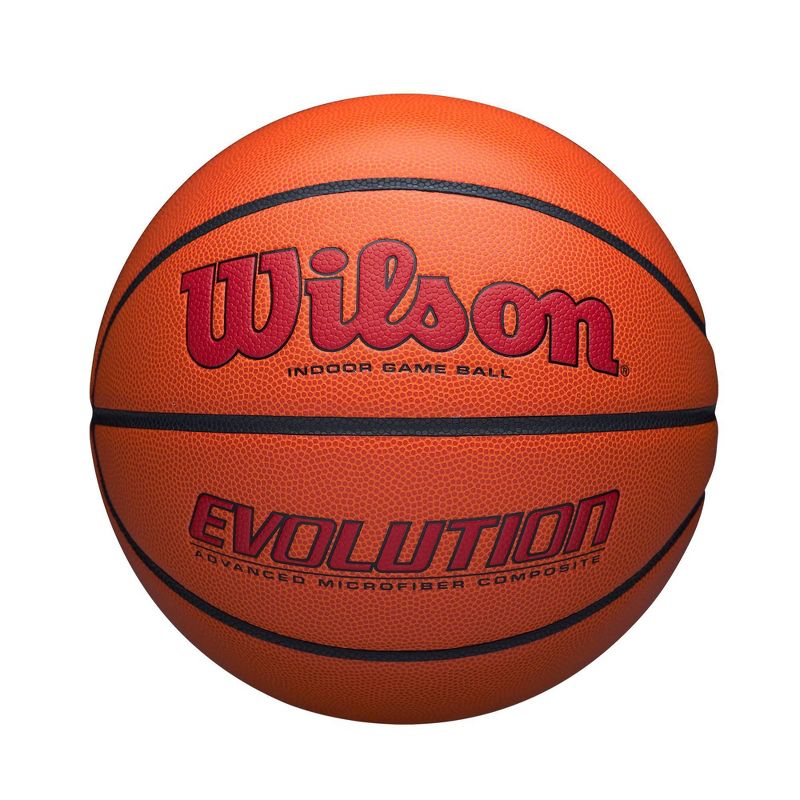 Wilson 28.5&#39;&#39; Evolution Game Basketball - Scarlet, 1 of 10