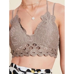 Women's Scalloped Latice Bralette - WISHLIST - 1 of 1