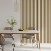 2-Pack 94.49 x 12.6 in. Solid Wood Acoustic Slat Wall Panel for Modern Interior Decor, TV Background, Living Room - 2 of 4