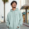 Dalix Ghost Embroidery Relaxed Hoodie Soft Fleece Sweatshirt Drawcord Fit Lounge Mens - 4 of 4