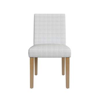 Classic Mini Grid Pattern Upholstered Dining Chair - HomePop
