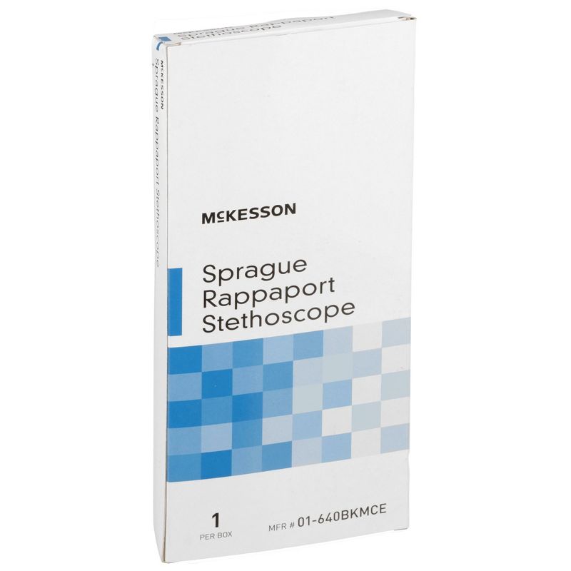 McKesson Sprague Stethoscope, Black 16 Inch Tube, 1 Ct, 4 of 8