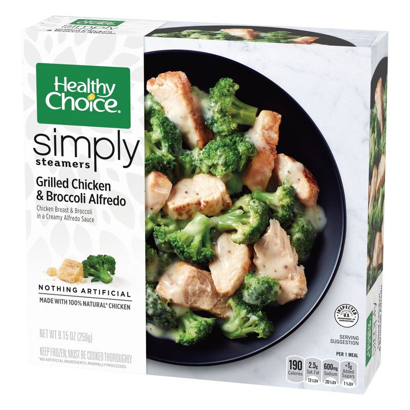 Healthy Choice Simply Steamers Frozen Chicken Broccoli Alfredo - 9.15oz, 4 of 5