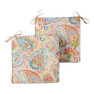 Kensington Garden 2pc 18" Square Outdoor Chair Pad - 1 of 4