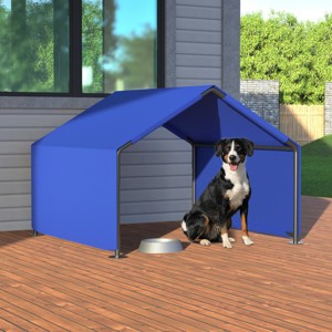 Waterproof Outdoor Dog House with UV Protection,Portable Pet Shade Canopy Shelter for Small And Medium Dogs And Cats–LAOTIES - 1 of 4