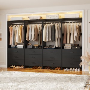 Besiost 24'' Closet Organizer with Wooden Drawers - 1 of 4