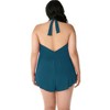 Women's Plus Size Bianca Swim Romper One Piece Swimsuit - Magicsuit - 2 of 3