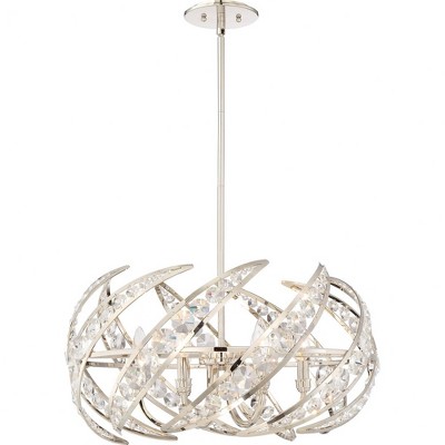 Quoizel Lighting Crescent 6 - Light Pendant in  Polished Nickel