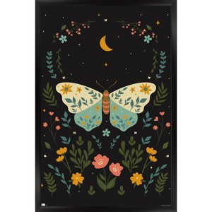 Trends International Cozy Joy - Boho Butterfly Framed Wall Poster Prints - 1 of 4