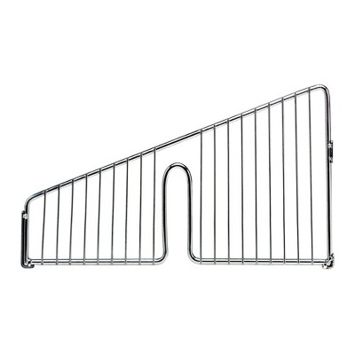 Quantum Storage Systems Partition Wall Divider, Square, 10"W X 6"H, Chrome Plated Finish
