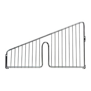 Quantum Storage Systems Partition Wall Divider, Square, 10"W X 6"H, Chrome Plated Finish - 1 of 1