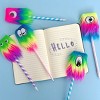 Wrapables Fluffy Rainbow Monster Pens (Set of 5) - image 3 of 4