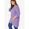 Woman Within Women's Plus Size Button-Front Shaker Cardigan - 4 of 4