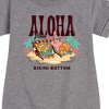- SpongeBob SquarePants - Aloha From Bikini Bottom Graphic Short Sleeve Fleece Dress - 2 of 4