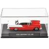 1955 Chevrolet Bel Air Red and White "Collection" Series 1/64 Diecast Model Car by Majorette - 3 of 4