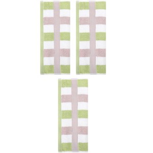 REGALWOVEN 3 Pack Striped Cotton Bathroom Decorative Hand Towels 13" x 29" - 1 of 4